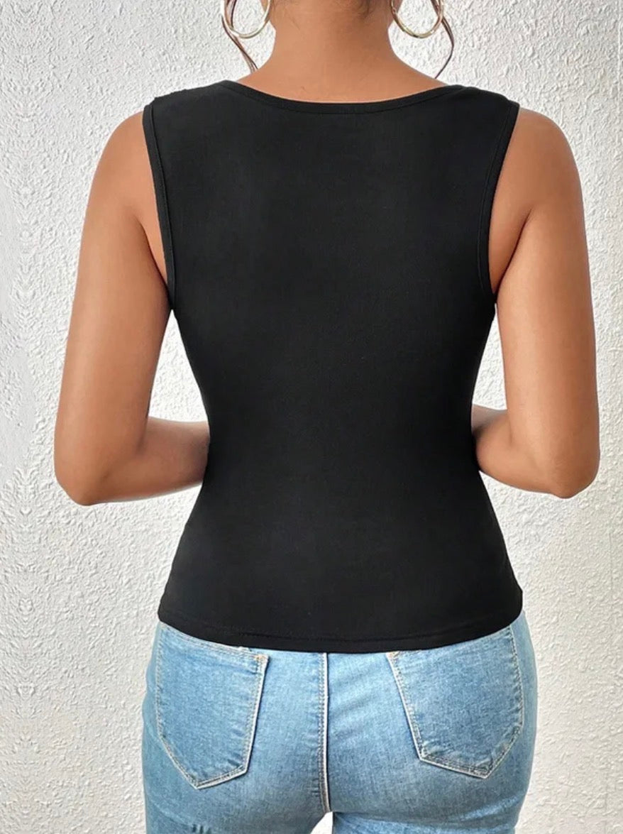 Women's Tank Tops Casual Solid Color