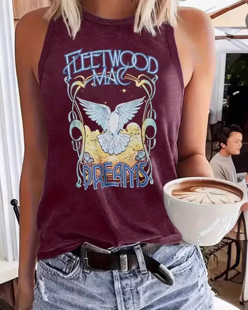 Women's Racerback Fleetwood Mac Dreams Tank
