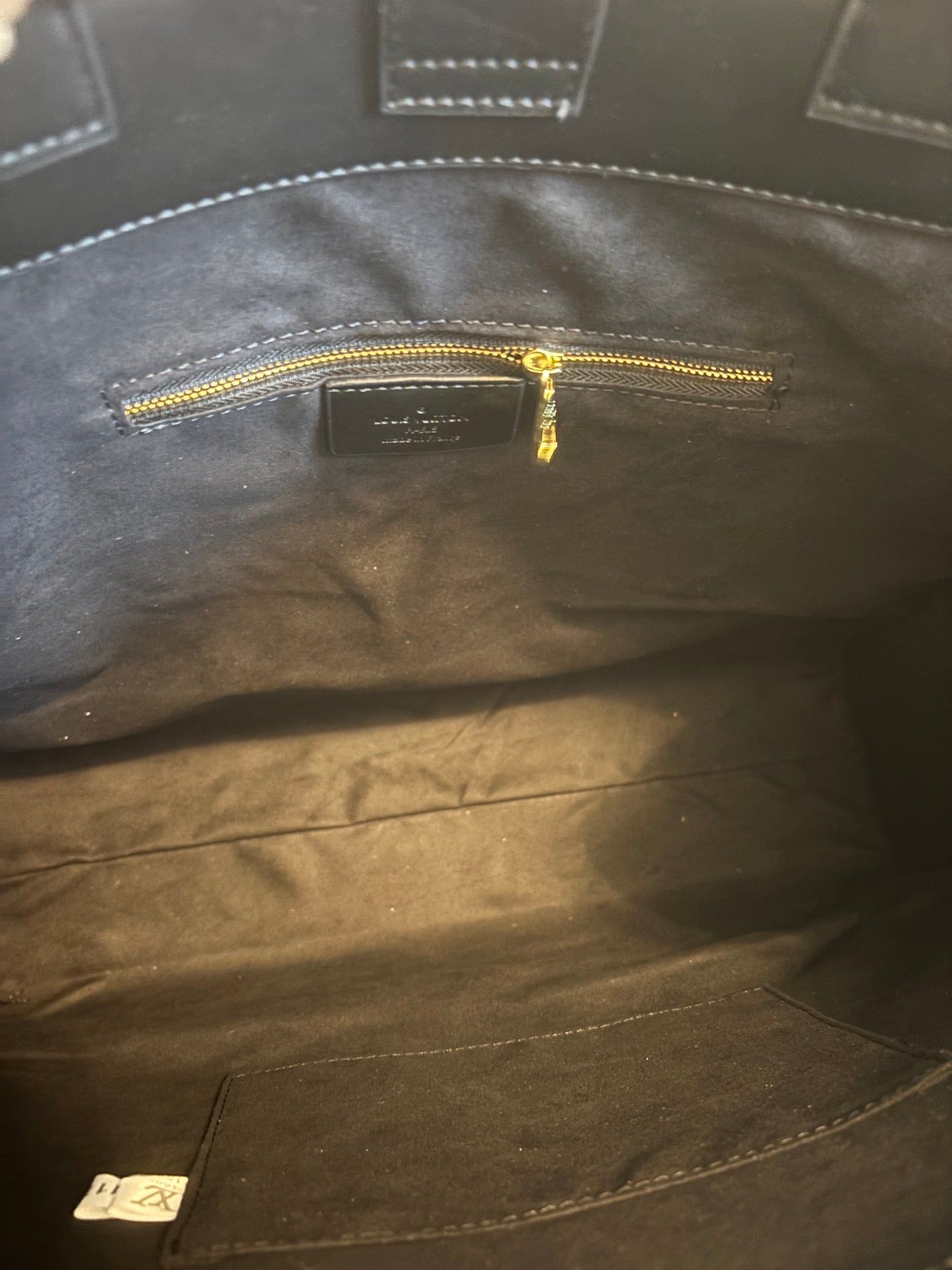 Inspired Tonal Monogram Panel Shopper Tote ✨ – Matte black, major statement. ✨