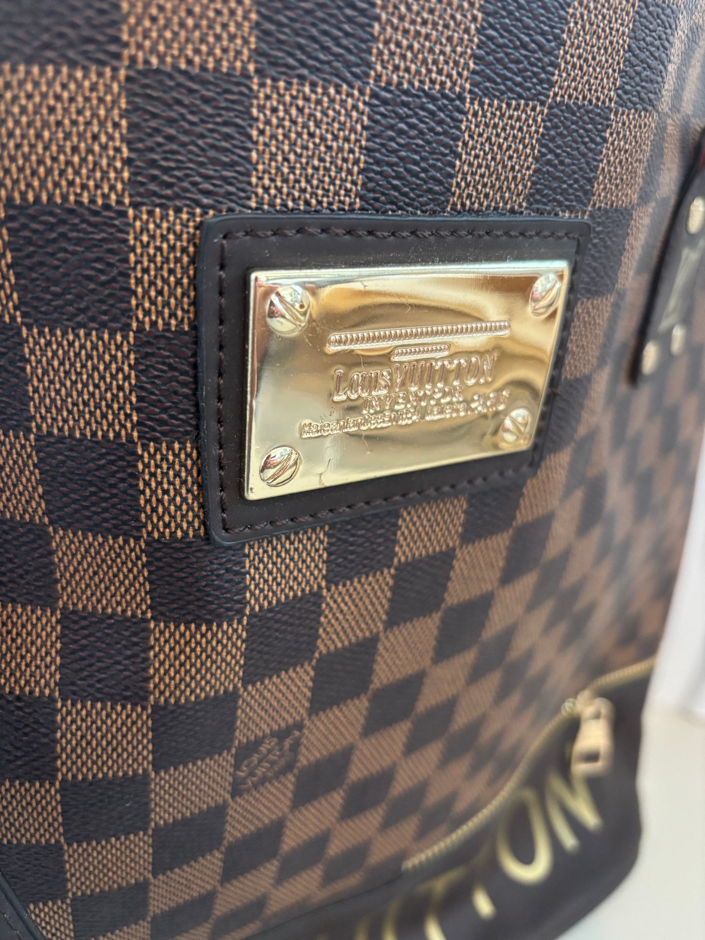 Chic Checkerboard Tote โ Red Lining (Inspired) โจ๐