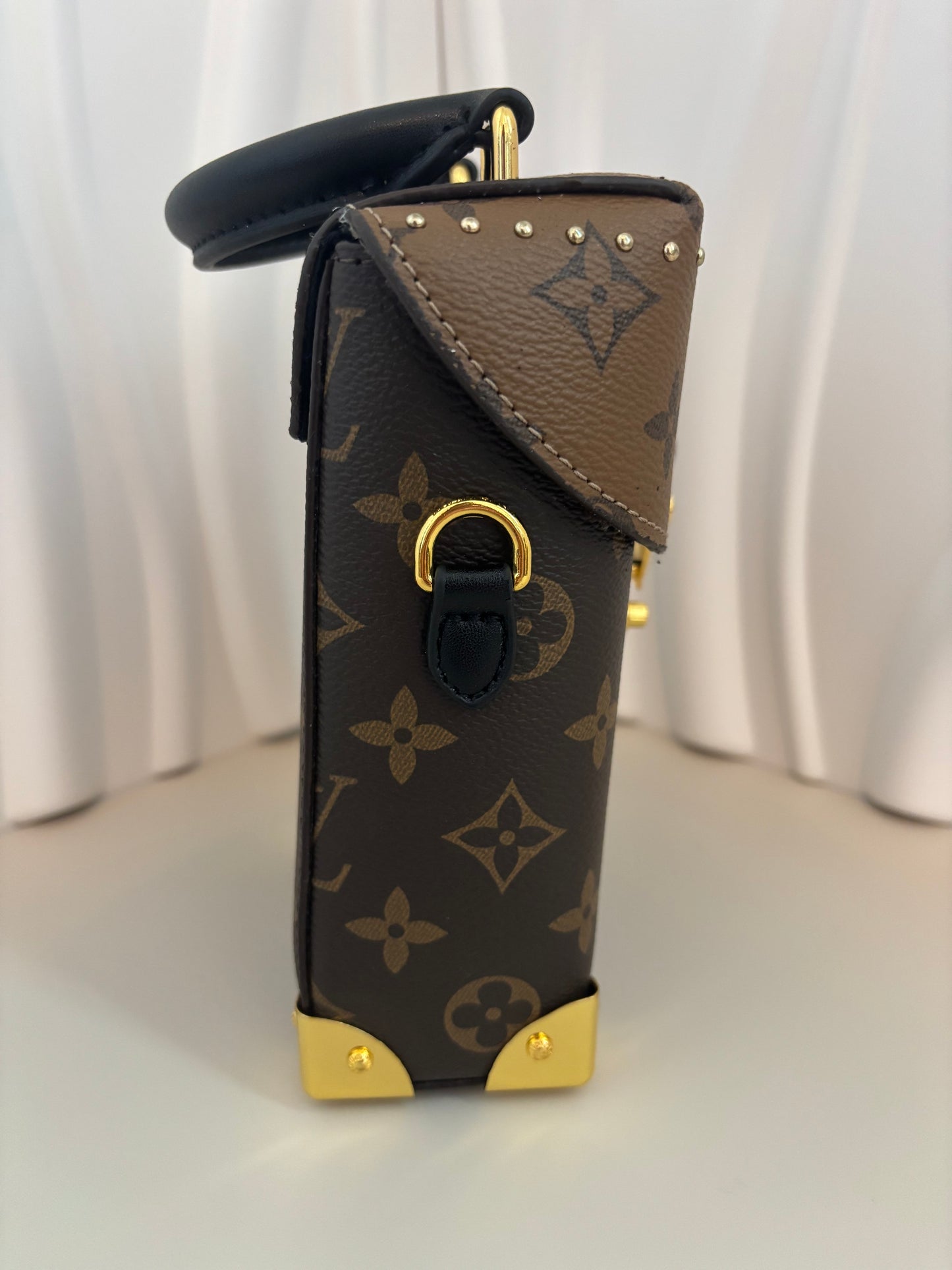 Glam Monogram Trunkette โ Crossbody (Inspired) ๐