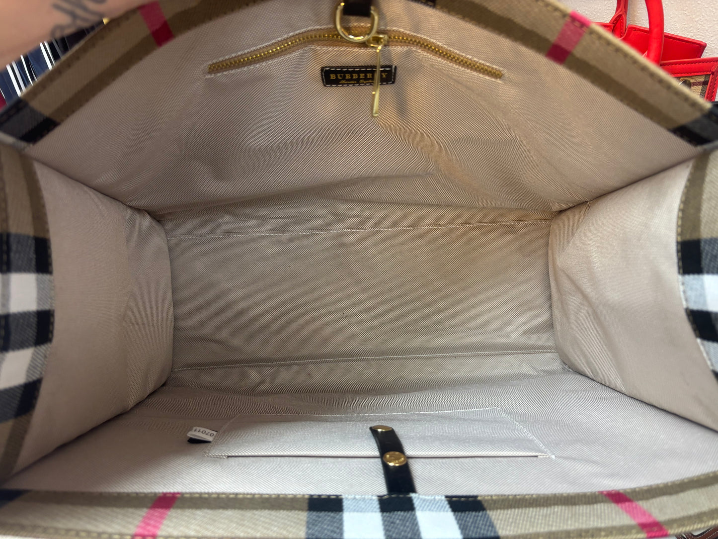Inspired Classic Plaid Tote Bag