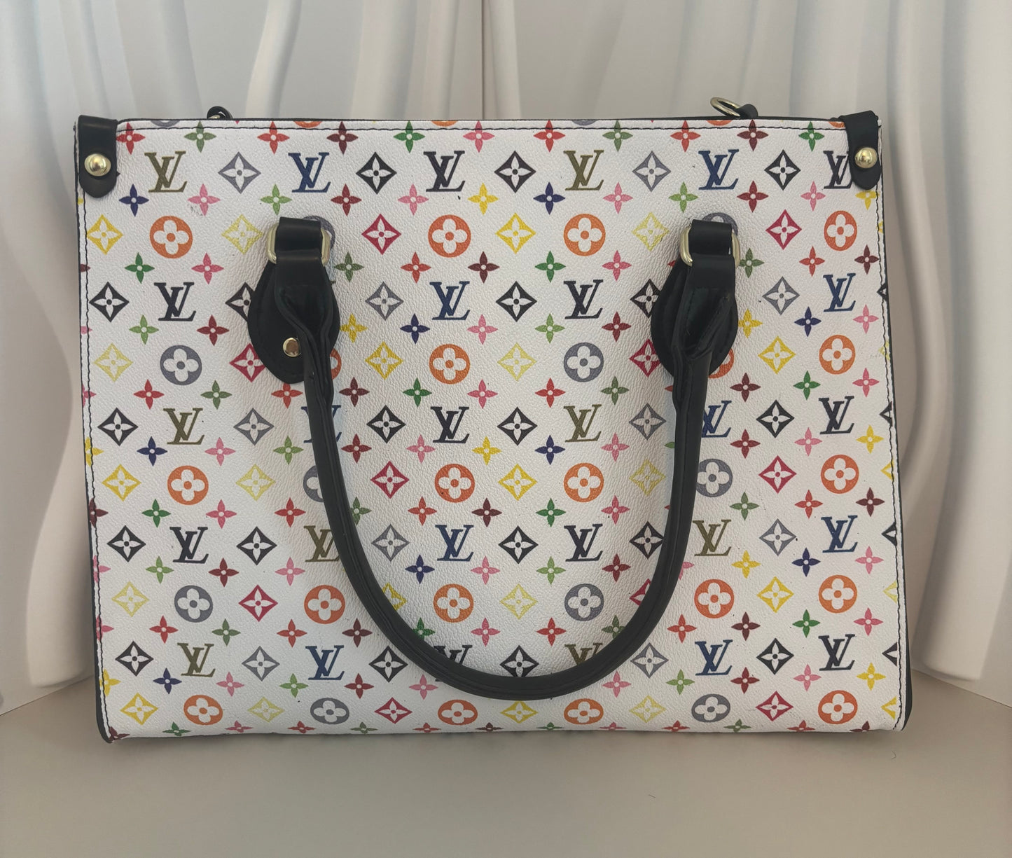 Inspired Multicolor Monogram Shopper Tote 🤍👜