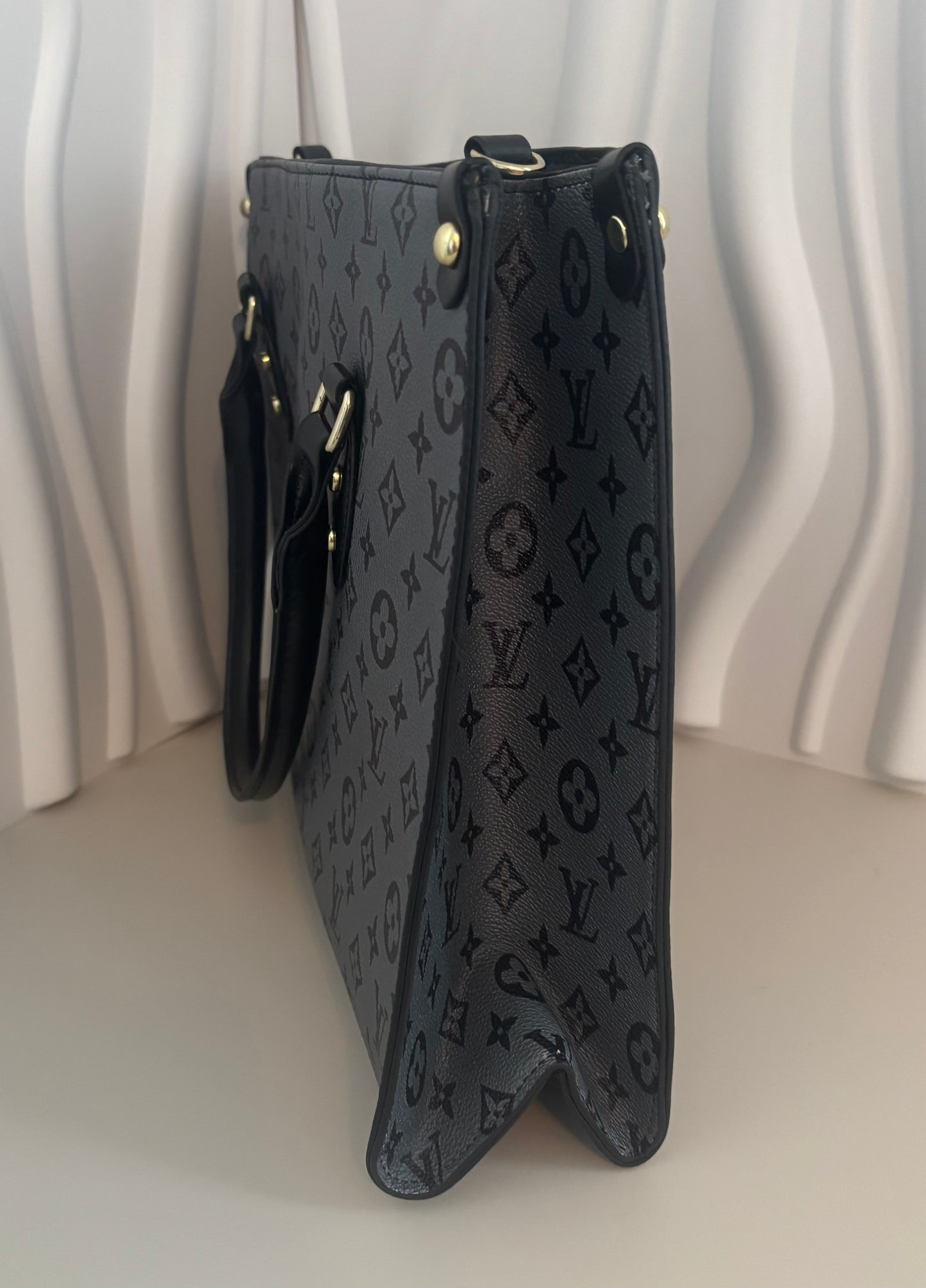 Inspired Grey Monogram Shopper Tote ๐ค๐
