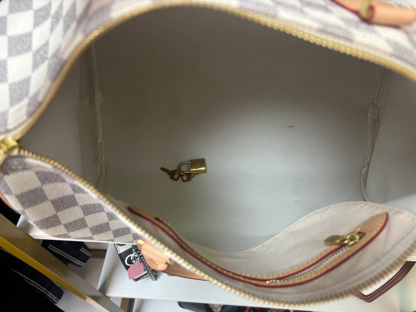 Inspired Checkered Luxury Travel Tote