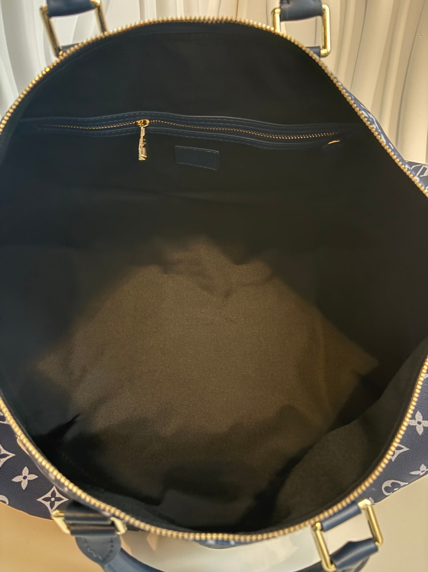 Inspired Navy Bleached Monogram Weekender Bag ๐๐