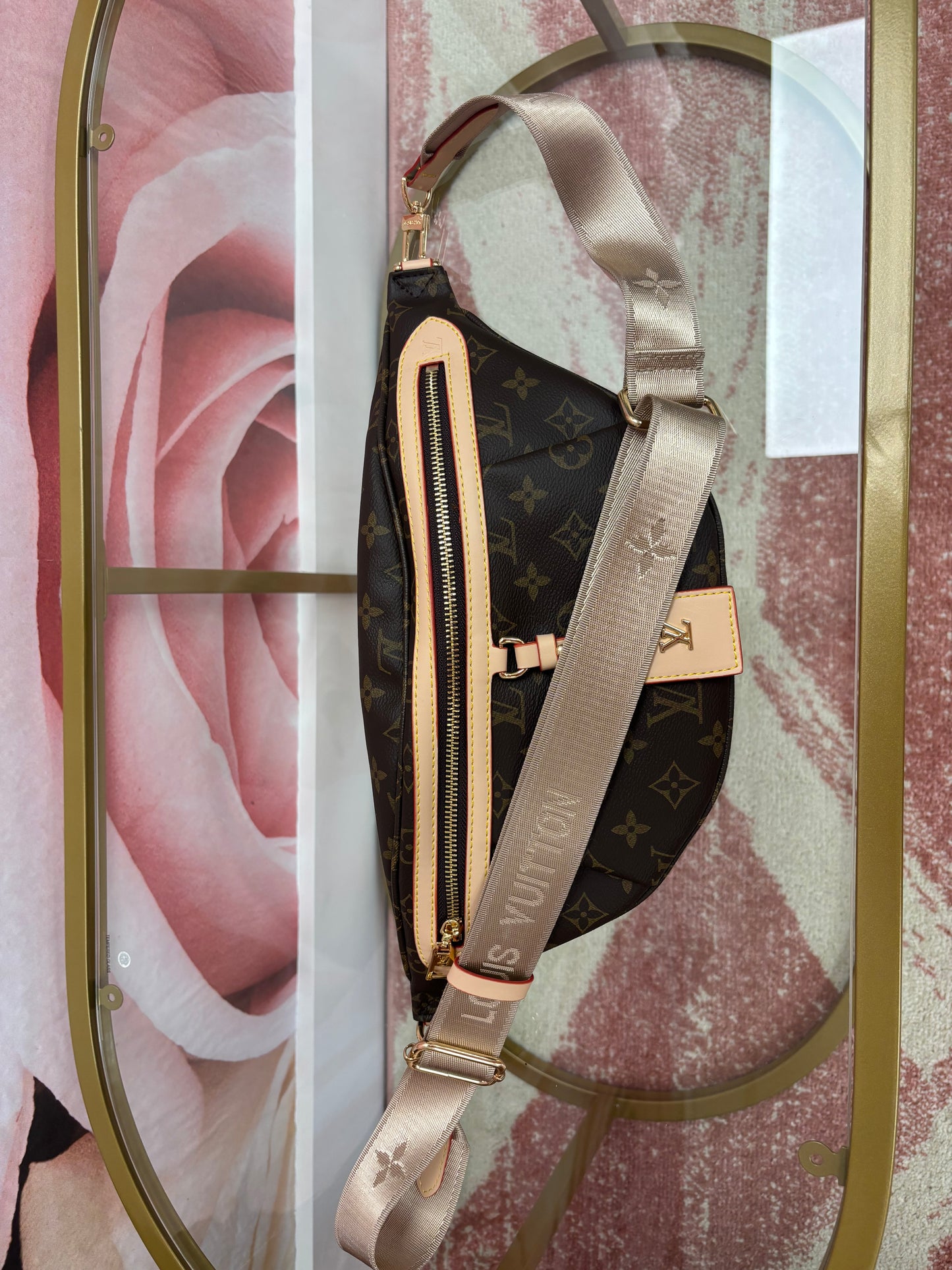 Inspired Monogram Bum Bag