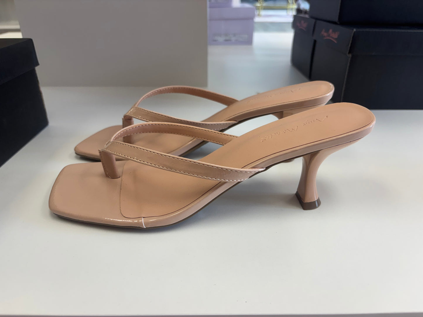 Blush Elegance Kitten Heel Sandals