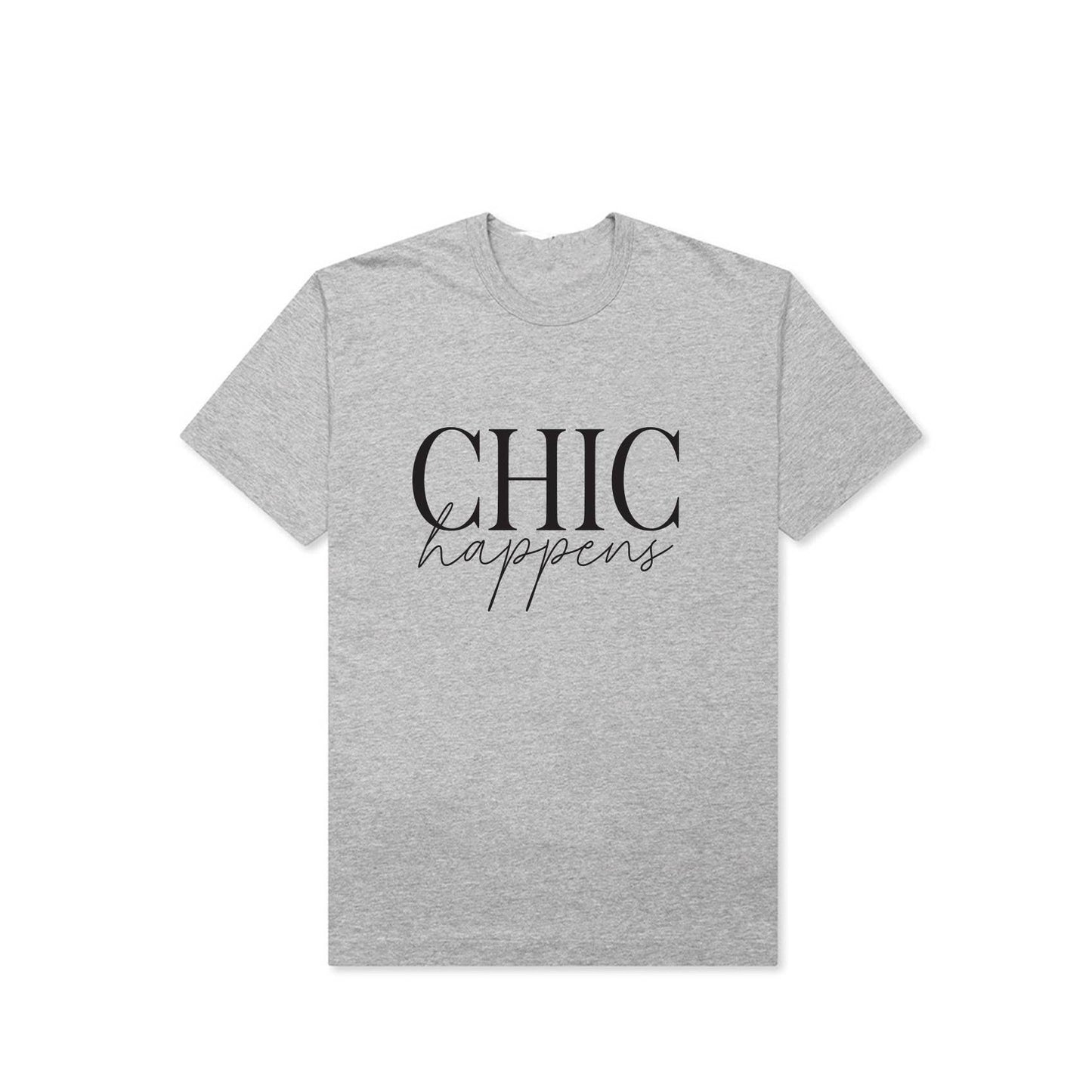 DOT-L4500 CHIC HAPPENS GRAPHIC TEE