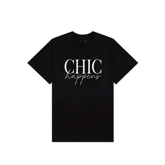 DOT-L4500 CHIC HAPPENS GRAPHIC TEE