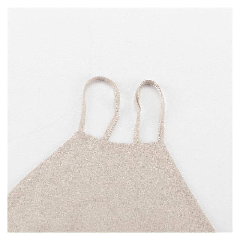 Backless Tie Neck A Line Mini Dress