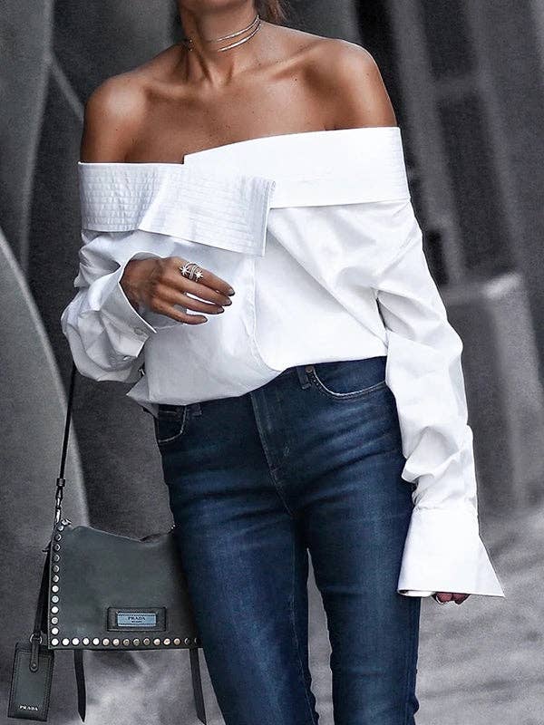 Casual Loose Split-Joint Long Sleeve Tee