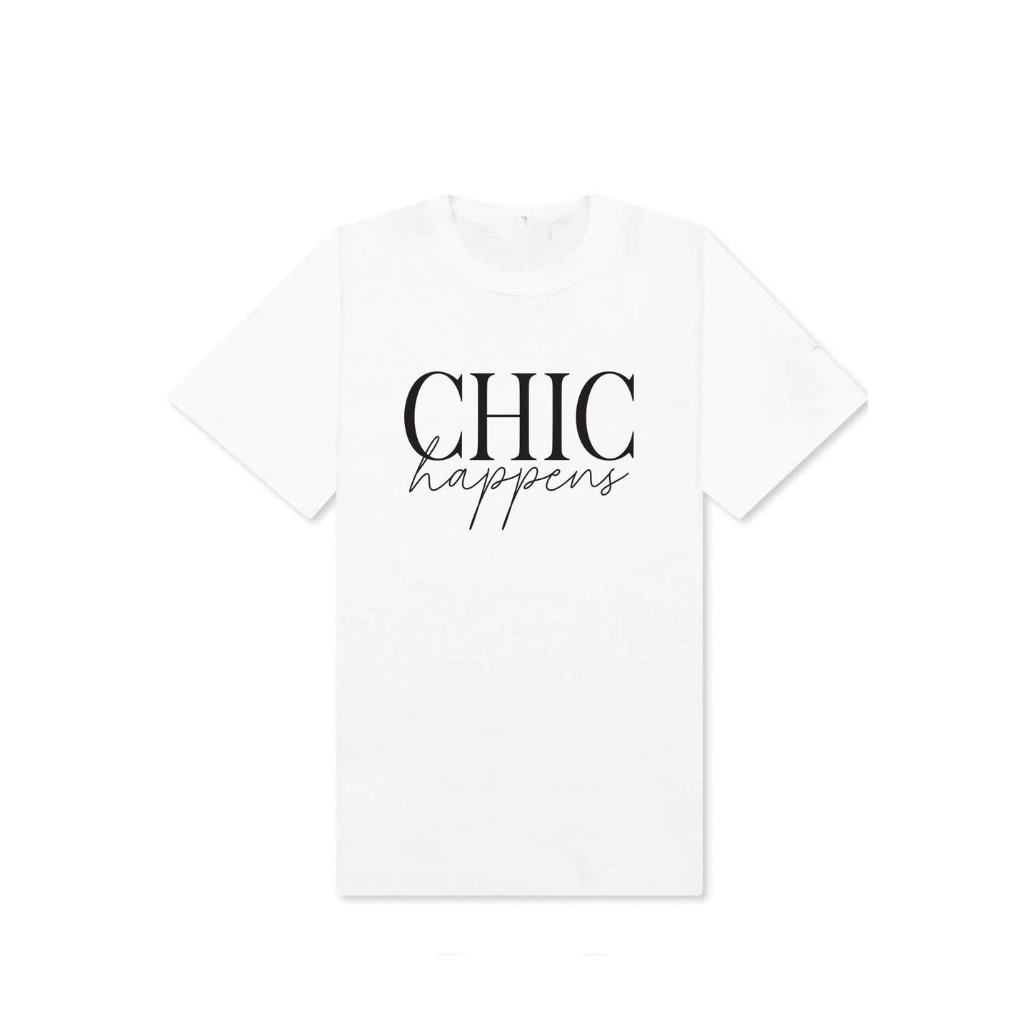 DOT-L4500 CHIC HAPPENS GRAPHIC TEE