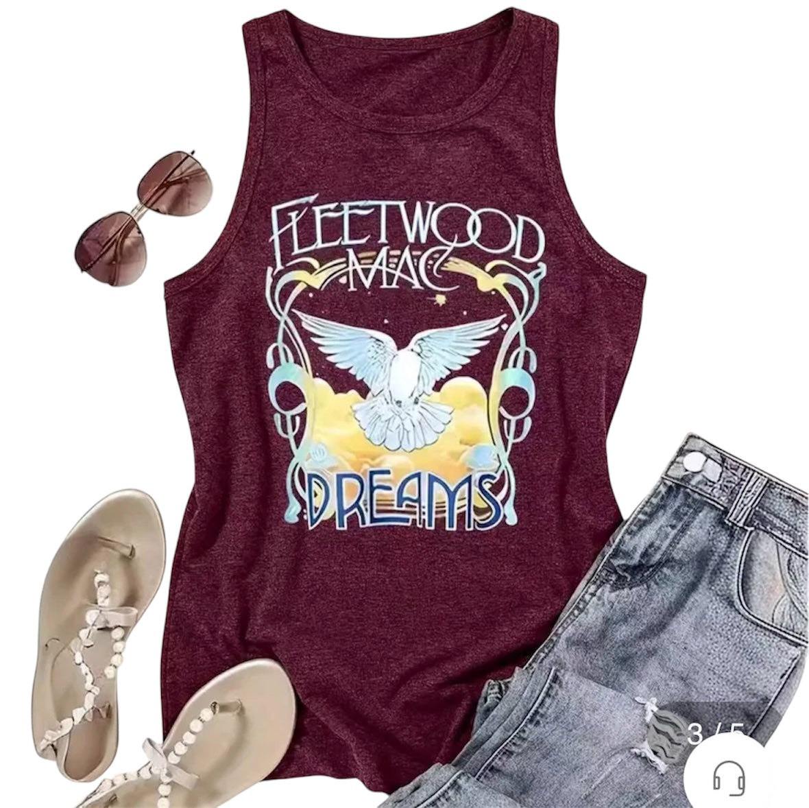 Women's Racerback Fleetwood Mac Dreams Tank