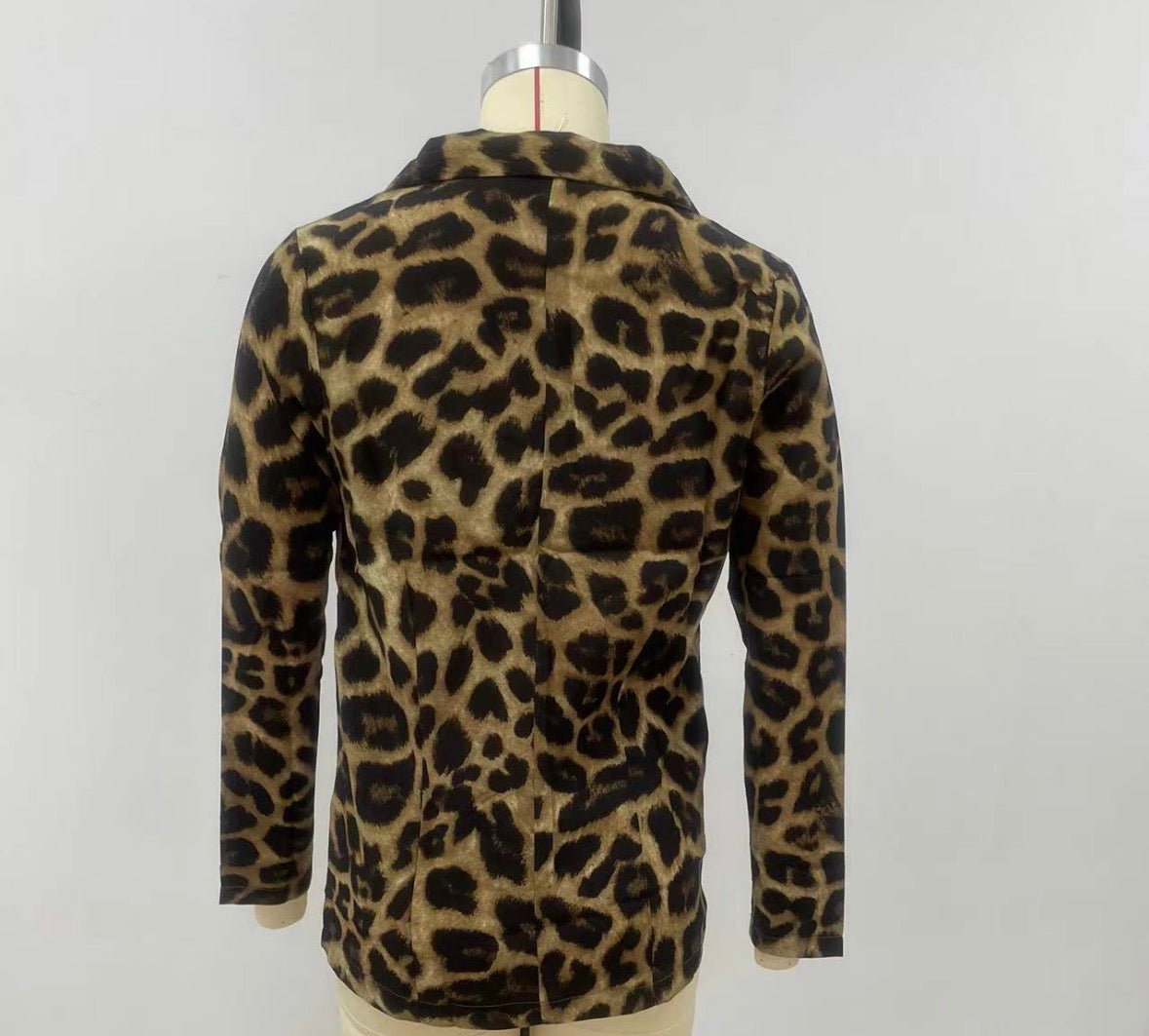 Women's Long Sleeve Blazers Printing Streetwear Leopard