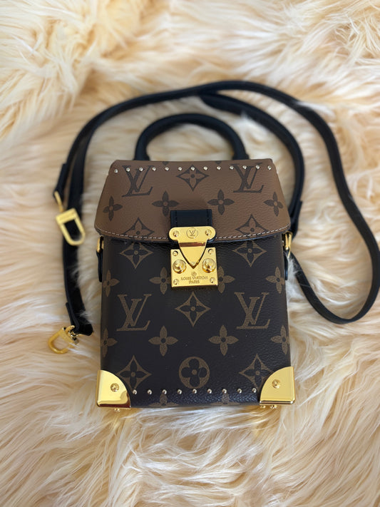 Glam Monogram Trunkette — Crossbody (Inspired) 💖