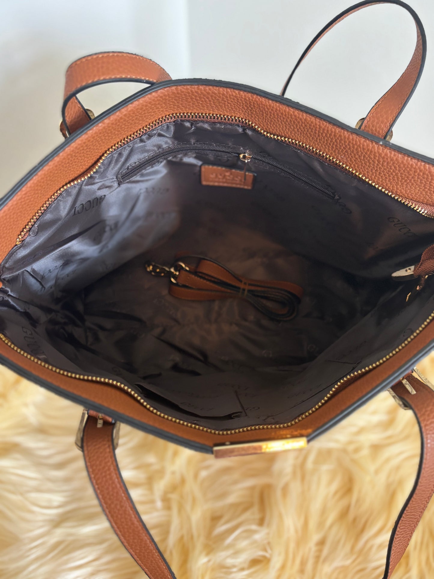 Chic Monogram Tote with Signature Stripe — Inspired ✨