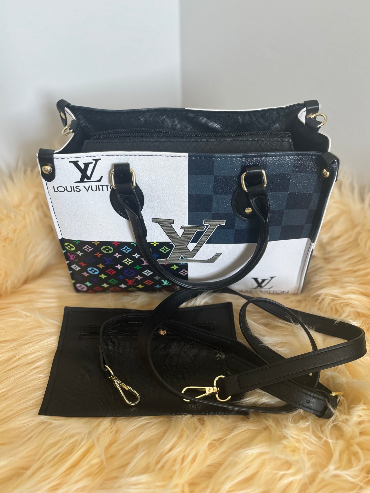 Inspired Patchwork Icon Tote ✨