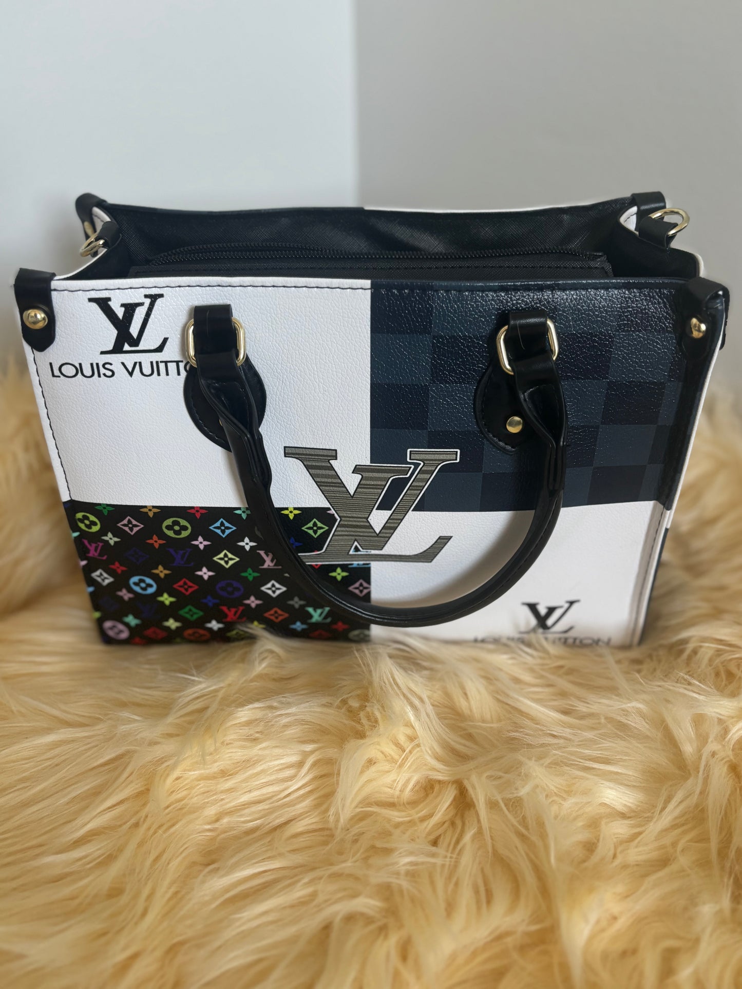 Inspired Patchwork Icon Tote ✨