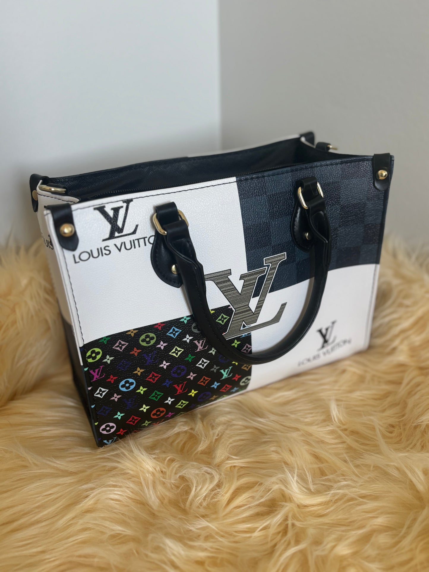 Inspired Patchwork Icon Tote ✨