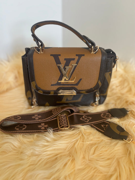 Bold Flap Inspired Satchel with Wide Strap ✨