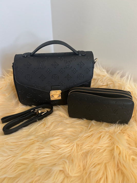 Monogram Muse Crossbody & Wallet Set ✨ (Inspired)