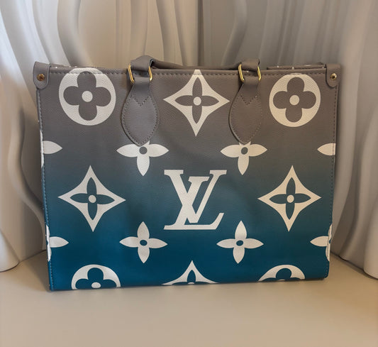Inspired Ombré Monogram Shopper Tote ✨ – Bold, roomy, Simply Chic. ✨