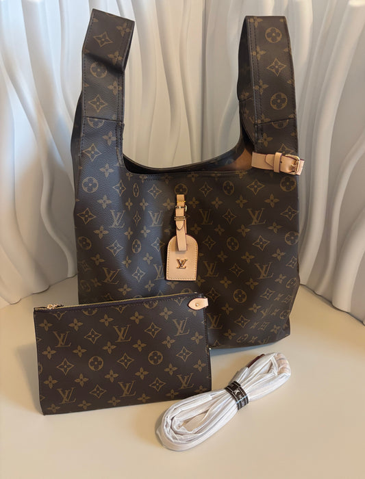 Inspired Monogram Shoulder Tote ✨