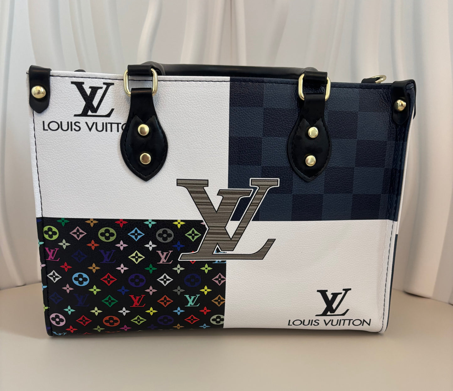 Inspired Patchwork Icon Tote ✨