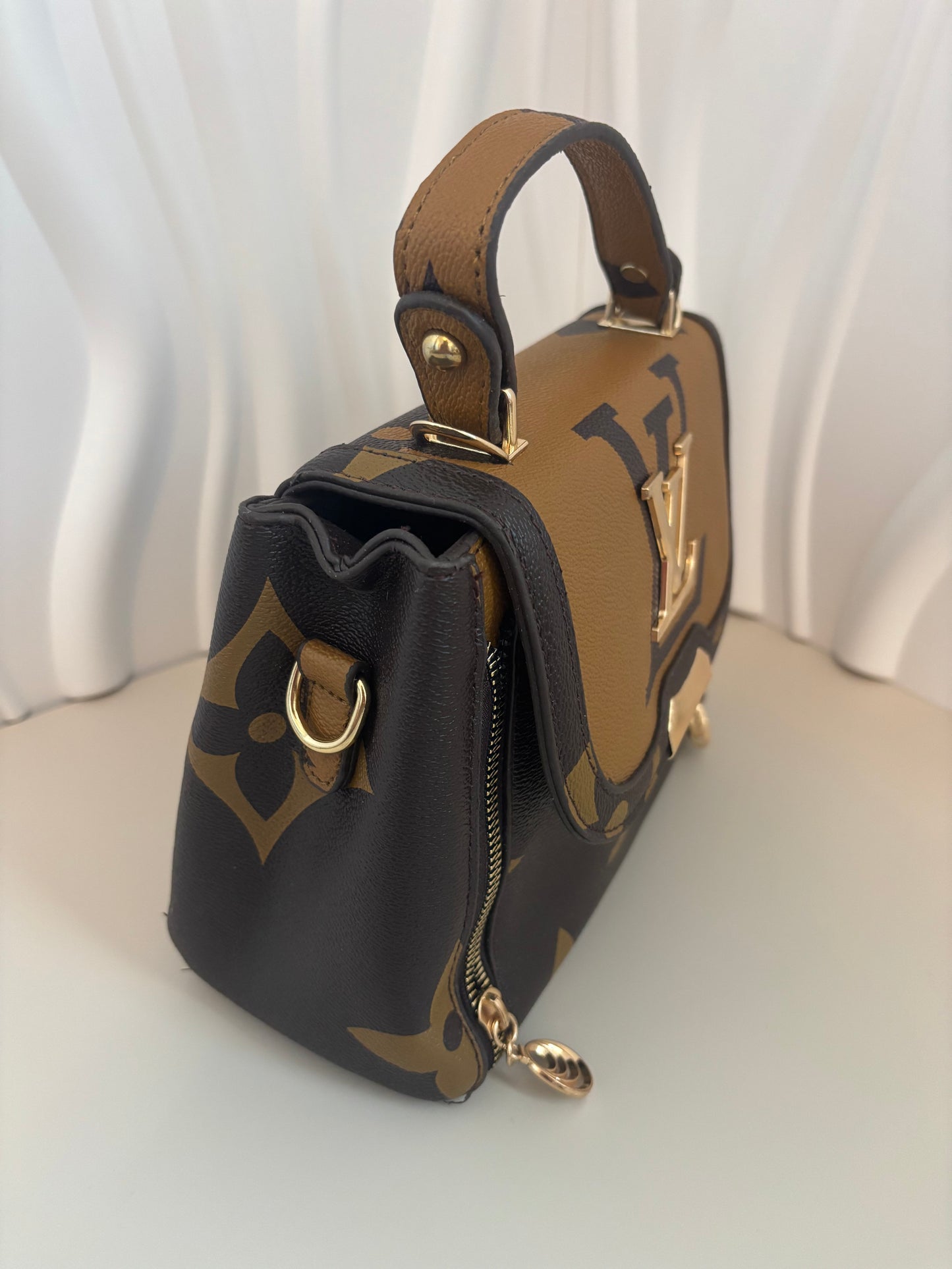 Bold Flap Inspired Satchel with Wide Strap ✨