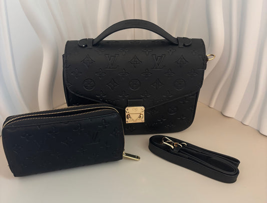 Monogram Muse Crossbody & Wallet Set ✨ (Inspired)