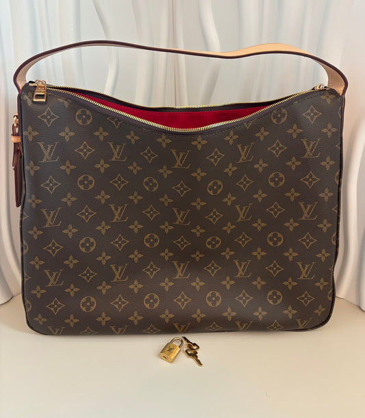 Chic - inspired style- Monogram Shoulder Bag — Zip-Top Hobo 💫