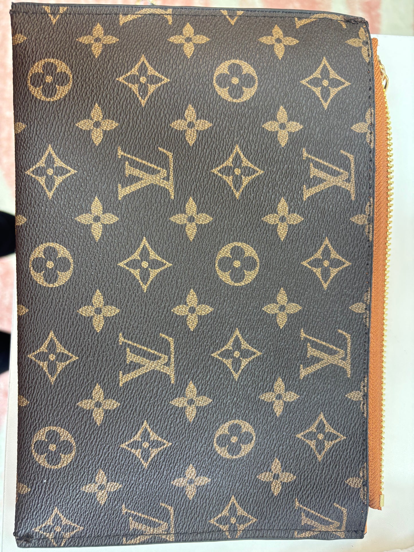 Inspired Monogram Organizer Clutch