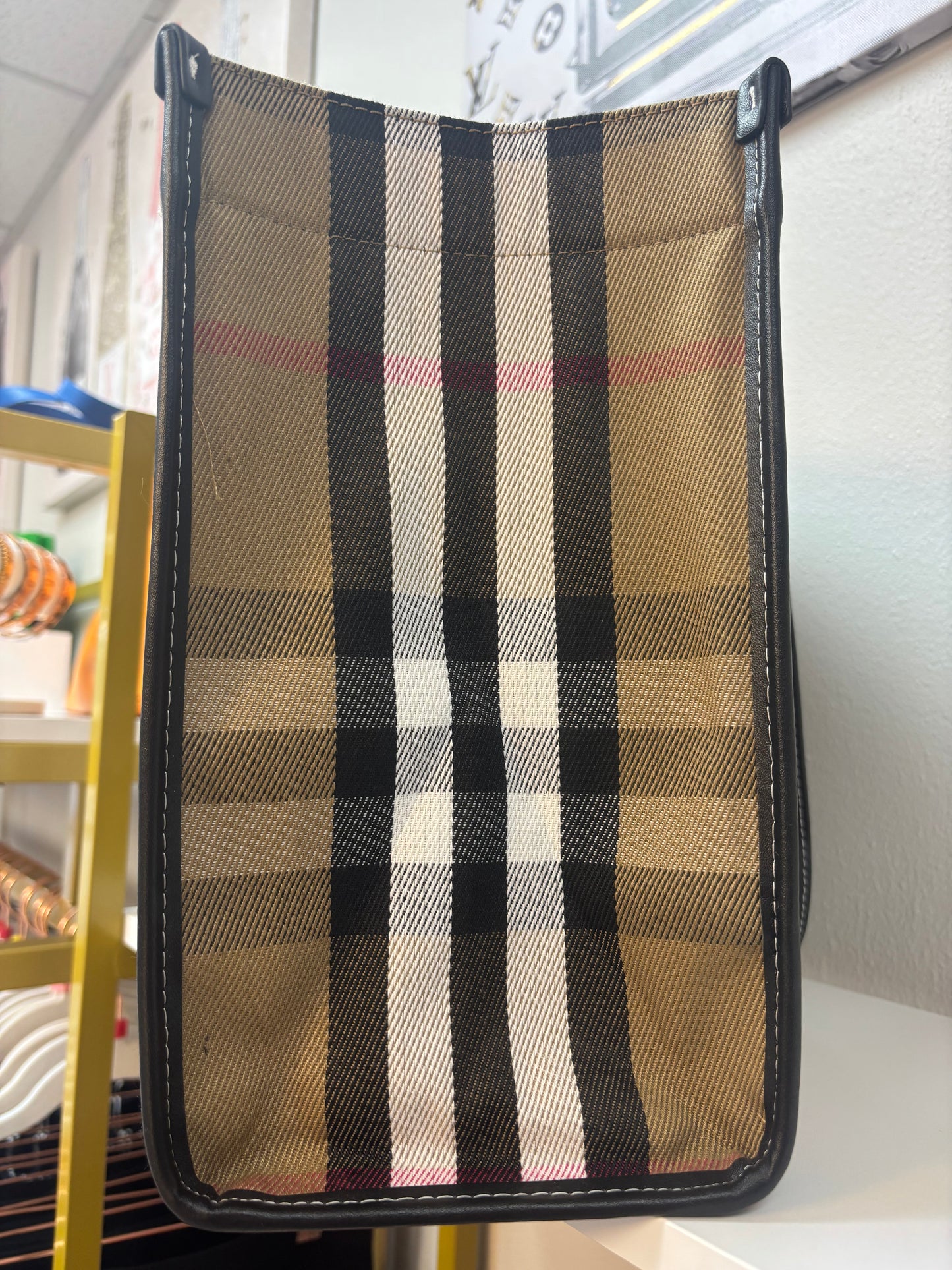 Inspired Classic Plaid Tote Bag