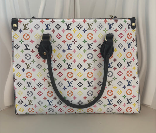 Inspired Multicolor Monogram Shopper Tote 🤍👜