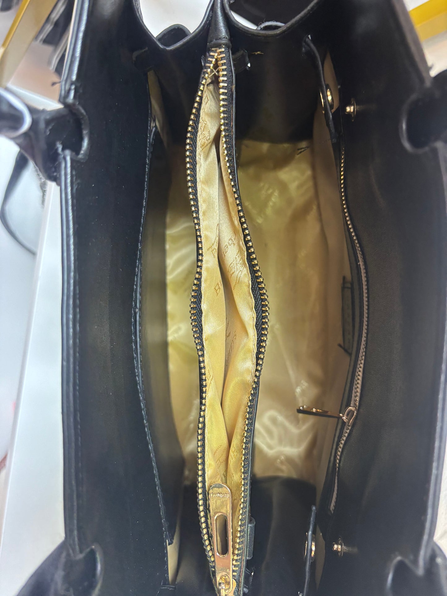 Inspired Plaid Structured Tote Handbag