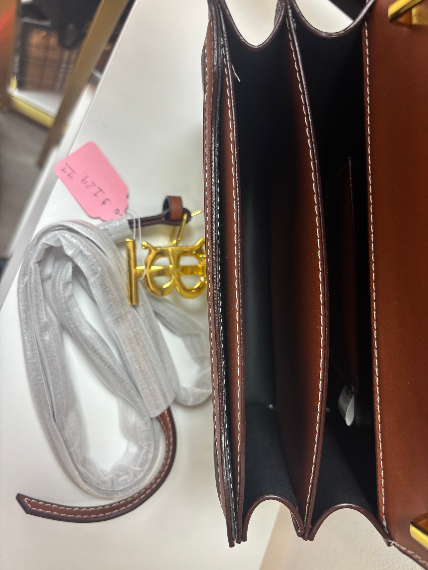 Inspired Canvas Logo Crossbody Bag
