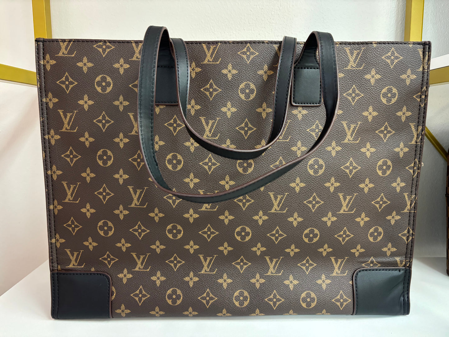 Inspired Classic Monogram Executive Travel Tote