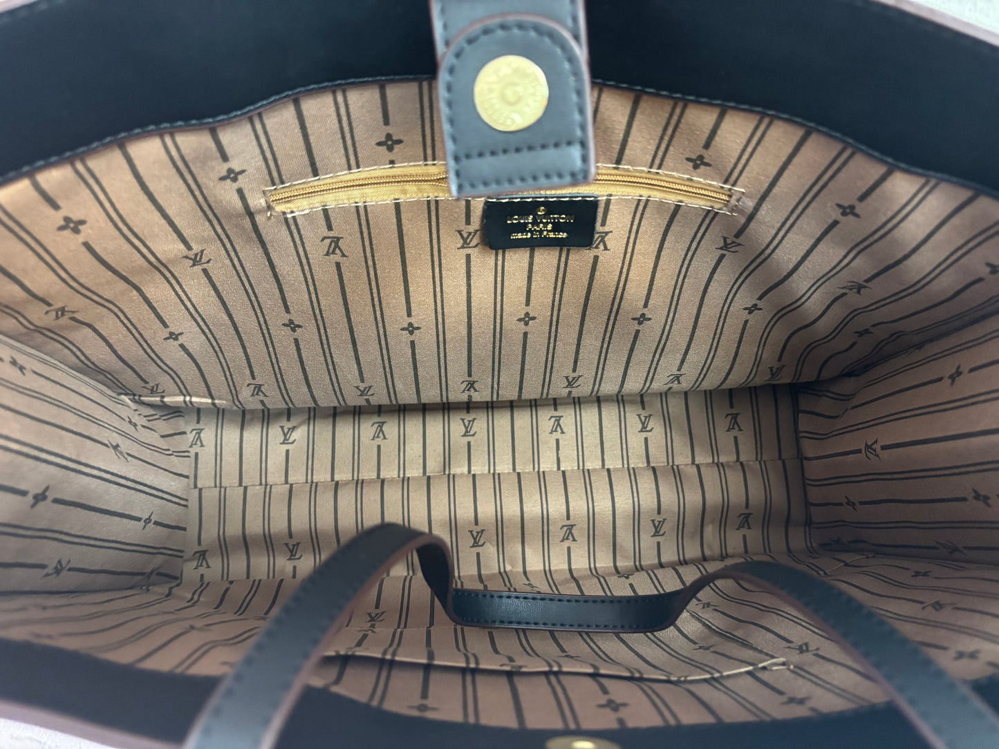 Inspired Classic Monogram Executive Travel Tote