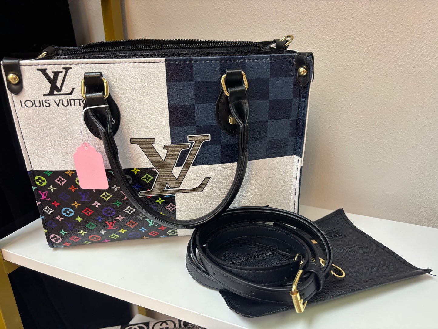 Inspired Patchwork Luxe Satchel