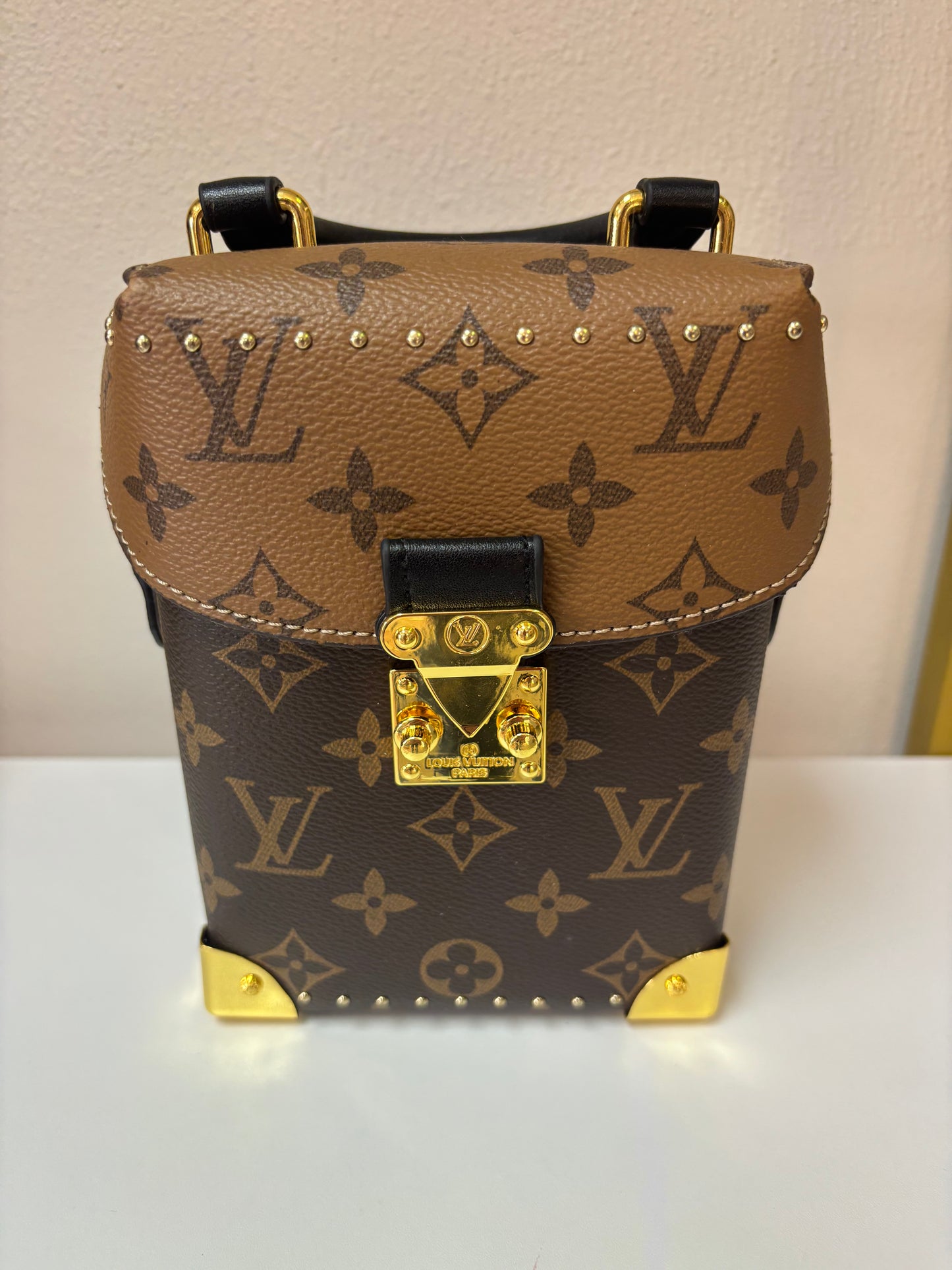 Inspired Monogram Mini Trunk Crossbody
