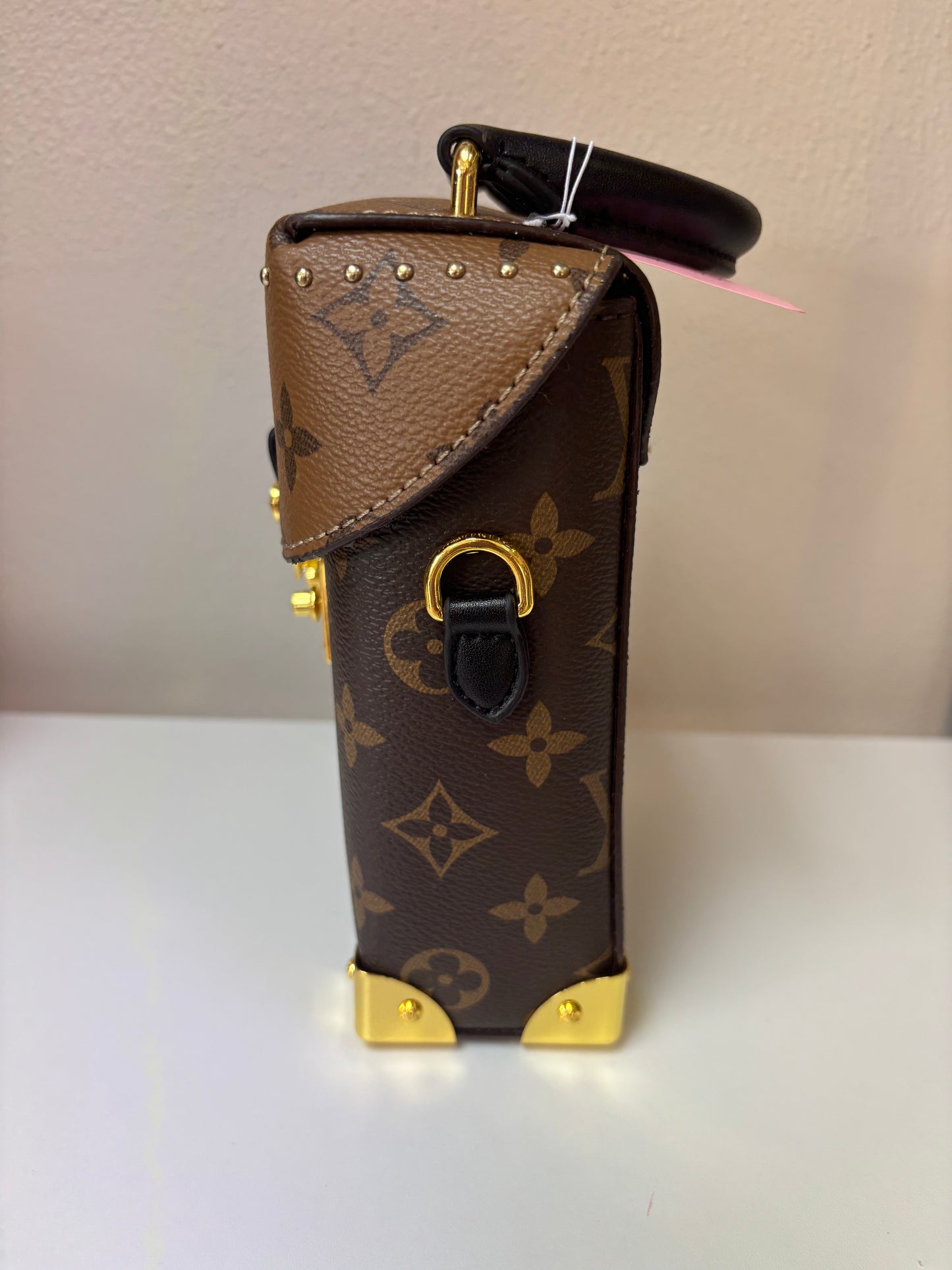 Inspired Monogram Mini Trunk Crossbody