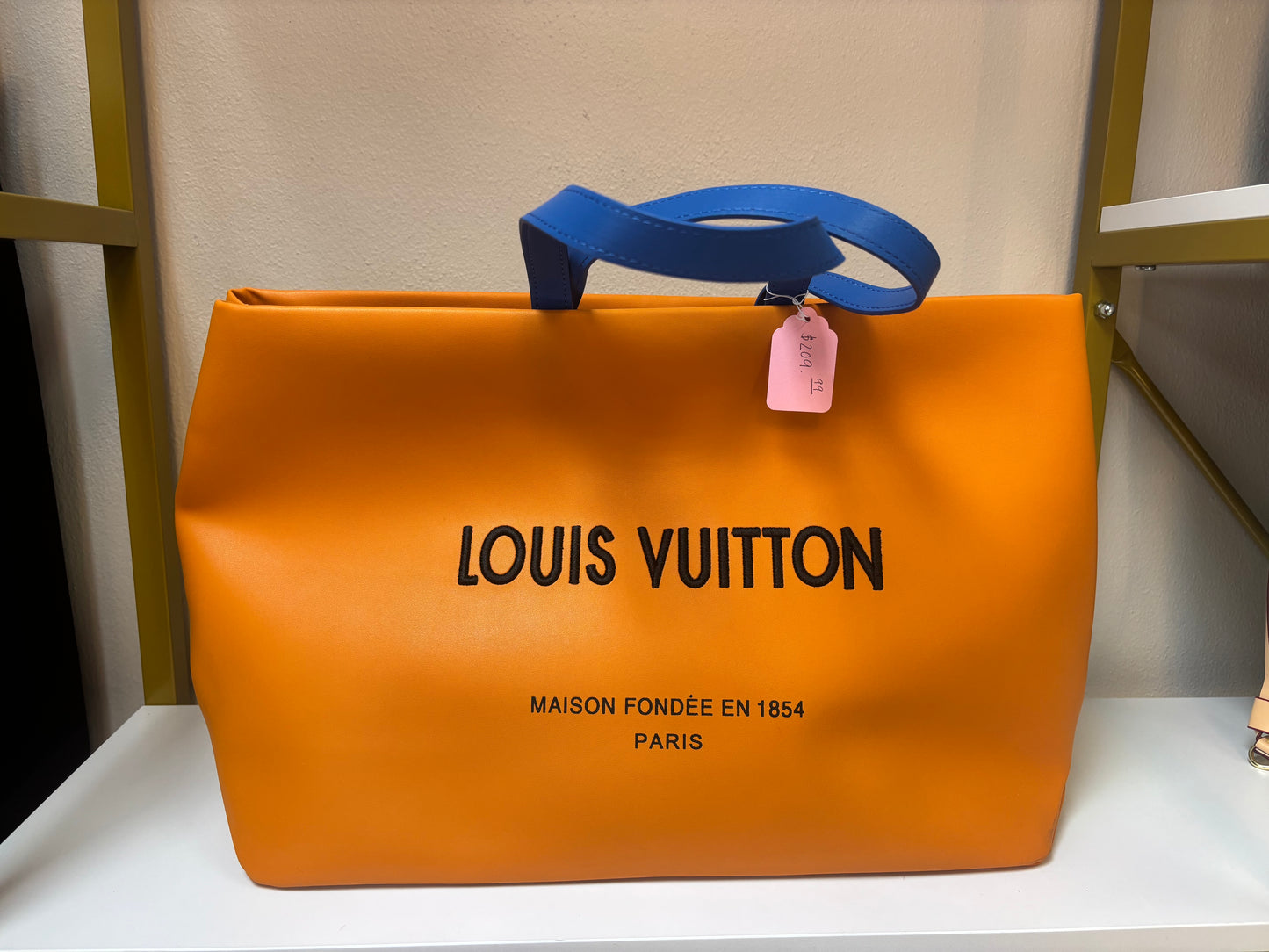 Inspired Sunset Orange Statement Tote