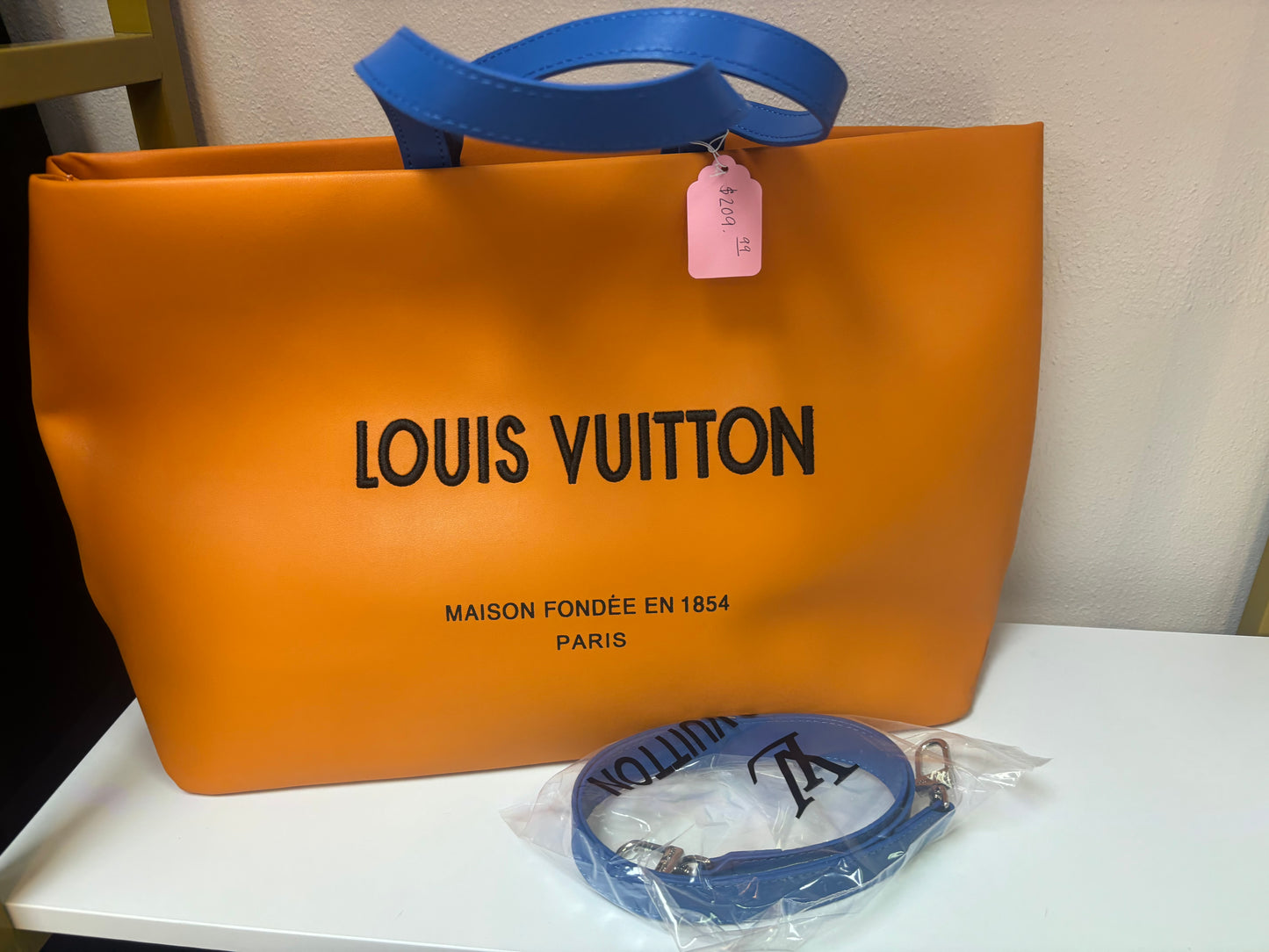 Inspired Sunset Orange Statement Tote