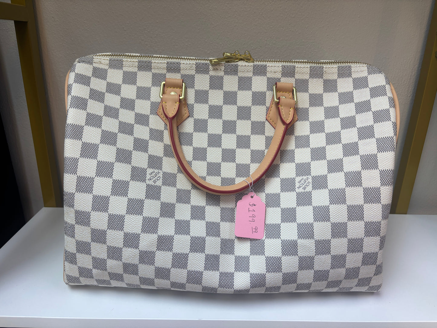 Inspired Checkered Luxury Travel Tote
