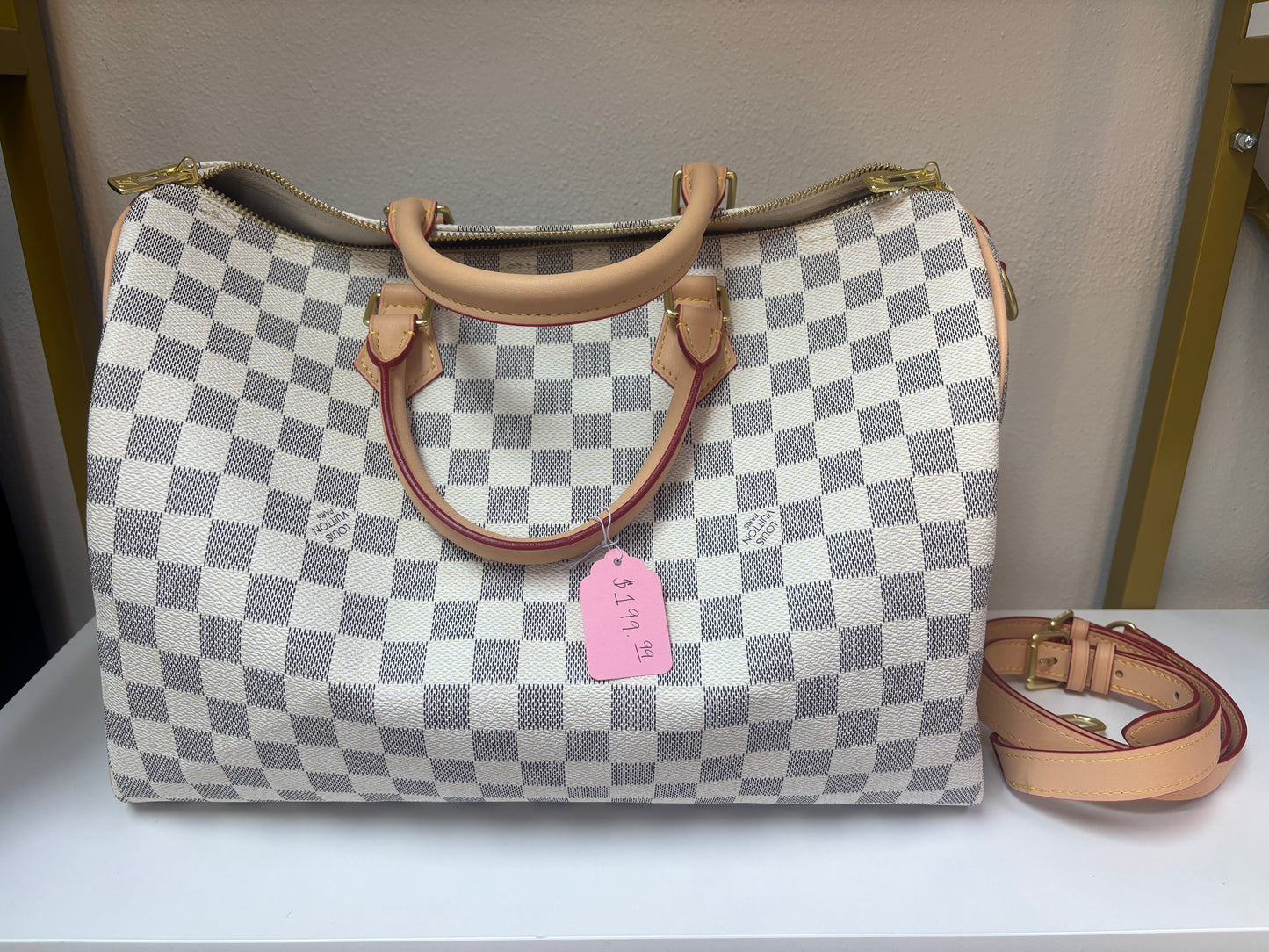 Inspired Checkered Luxury Travel Tote