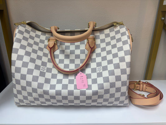 Inspired Checkered Luxury Travel Tote