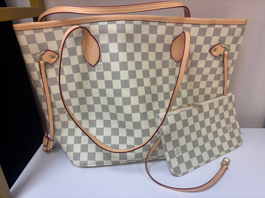 Inspired Checkered Luxe Carryall Tote
