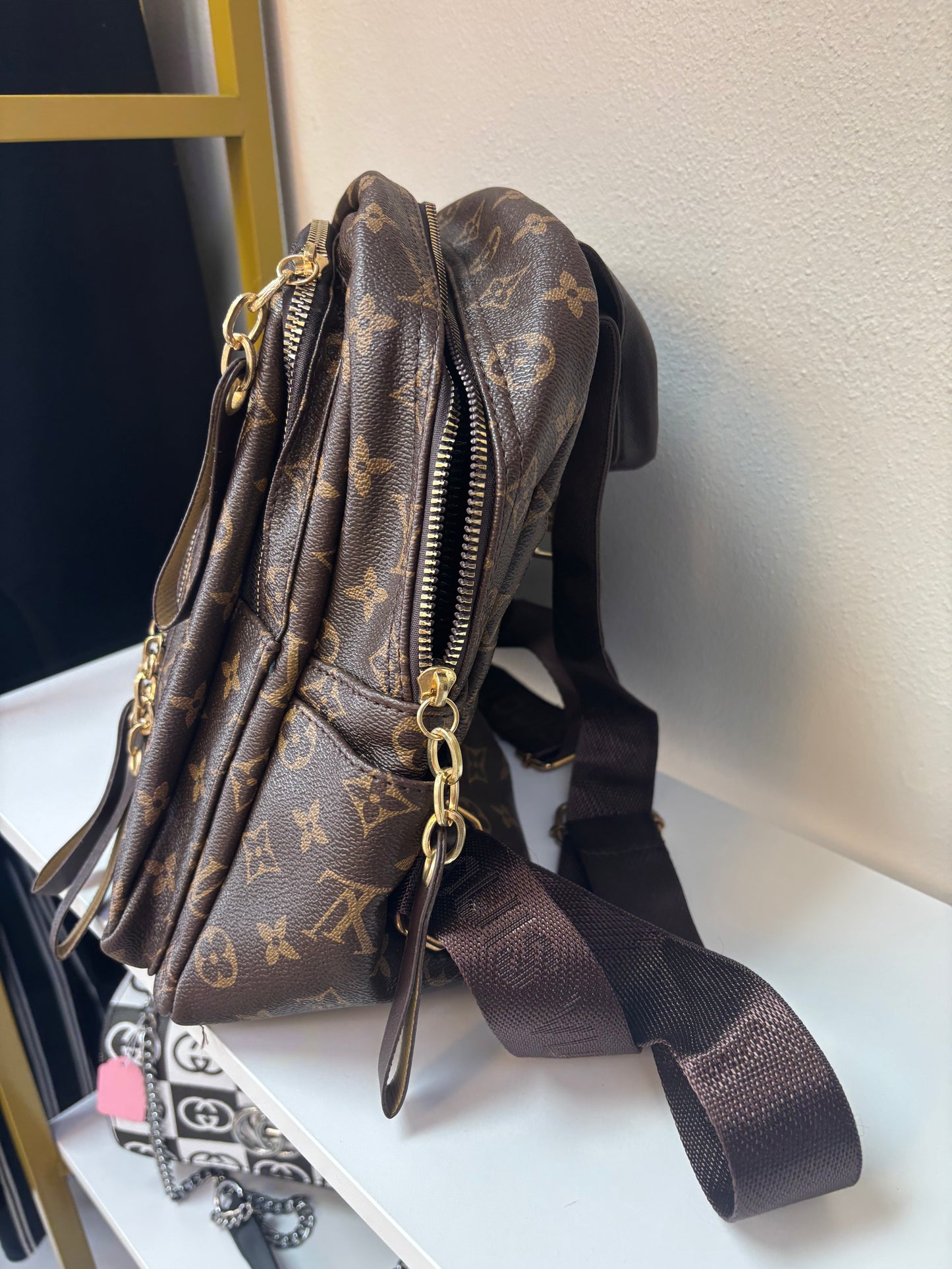 Inspired Monogram Mini Backpack