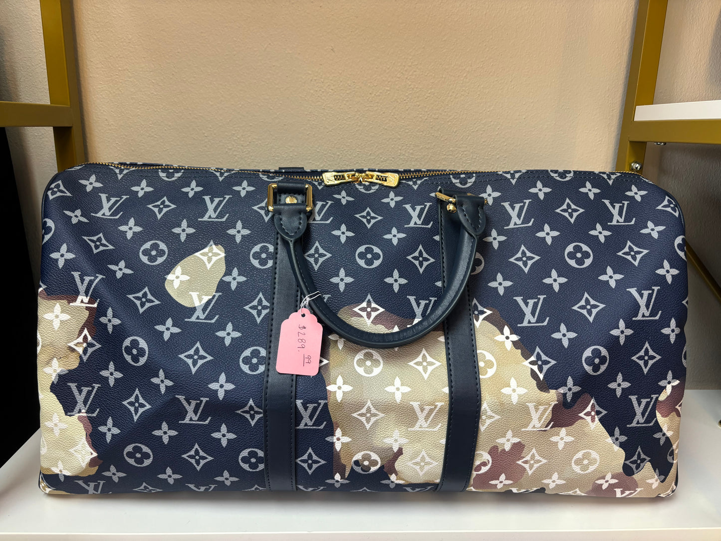Inspired Monogram Travel Duffle Bag